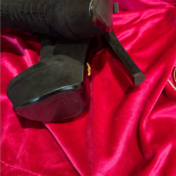 PRADA SuedePlatform GEM EUC worn once. - Picture 2 of 8